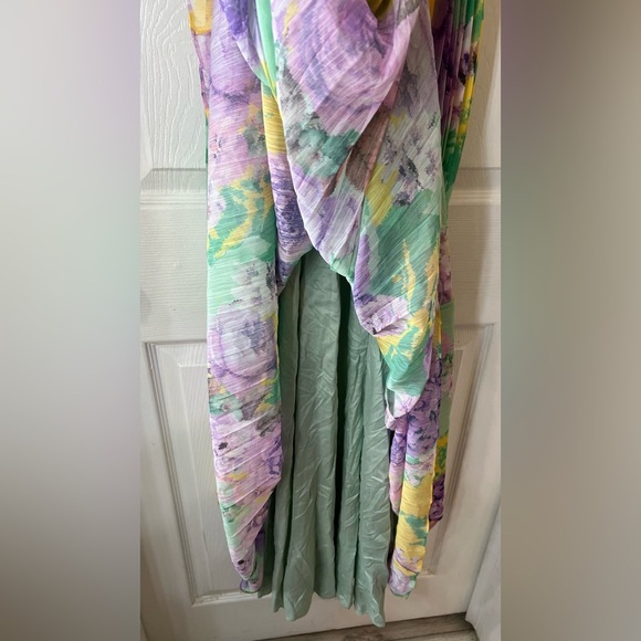 Rococo Sand Ivy‎ Purple Floral Maxi Dress Size Small - Picture 9 of 16